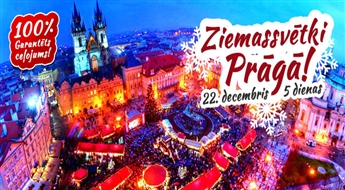 Ziemassvētku pasaka: Mazs brīnums lielām sirdīm! Prāga – Karlova Vari – Drēzdene! Ienirsti svētku burvībā! Visas naktis viesnīcās!