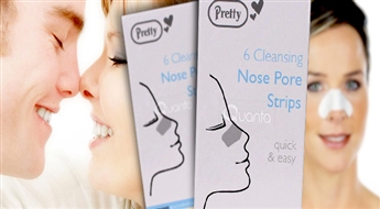 PIEGĀDE VISĀ LATVIJĀ! Pretty Smooth deguna poru attīrošas sloksnes (6 gab.) ar 50% atlaidi!