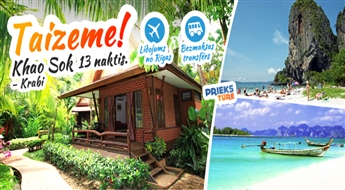 Jaunais gads Taizemē! Bangkoka – Khao Sok - Krabi – Bangkoka. 13 naktis. Agrā rezervēšana!