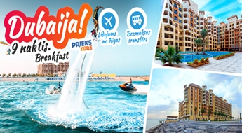 Neaizmirstama atpūta Dubaijā! MARJAN ISLAND RESORT & SPA 5*