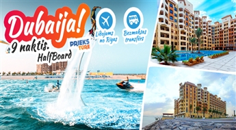 Neaizmirstama atpūta Dubaijā! MARJAN ISLAND RESORT & SPA 5*