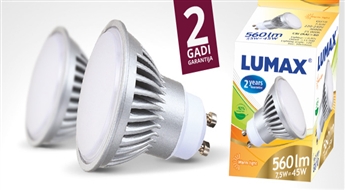 PIEGĀDE VISĀ LATVIJĀ! Ietaupi līdz 85% elektroenerģijas! Jaunākās paaudzes ekonomiskās LED spuldzes LUMAX ar atlaidi!