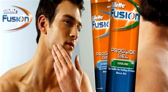 PIEGĀDE VISĀ LATVIJĀ! FUSION® HYDRA GEL COOLING skūšanās gēls vai FUSION® PROGLIDE HYDRATING skūšanās gēls ar atlaidi!