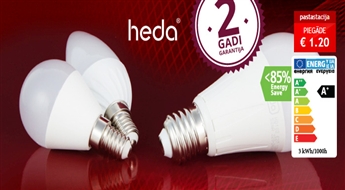 PIEGĀDE VISĀ LATVIJĀ! Ietaupi līdz 85% elektroenerģijas! Jaunākās paaudzes ekonomiskās LED spuldzes ar atlaidi!