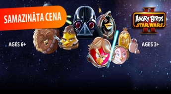 PIEGĀDE VISĀ LATVIJĀ! Galda spēle „Angry Birds Star Wars” ar 70% atlaidi!