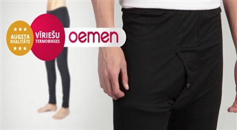 ДОСТАВКА ПО ВСЕЙ ЛАТВИИ! Позаботься о своем комфорте! OEMEN термо – штаны для мужчин со скидкой 54%!