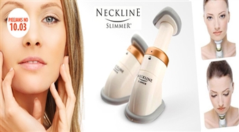 PIEGĀDE VISĀ LATVIJĀ! "Neckline Slimmer" - sejas trenažieris efektīvai sejas ovāla uzlabošanai mājas apstākļos ar atlaidi!