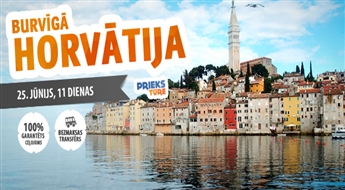 Burvīgā Horvātija! 11 neaizmirstamas dienas Adrijas jūras krastā! Ar iespēju ieraudzīt Melnkalni, Bosniju un Hercegovinu! Bez nakts pārbraucieniem!