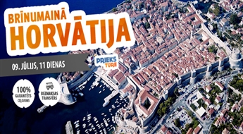 Burvīgā Horvātija! 11 neaizmirstamas dienas Adrijas jūras krastā! Ar iespēju ieraudzīt Melnkalni, Bosniju un Hercegovinu! Bez nakts pārbraucieniem!