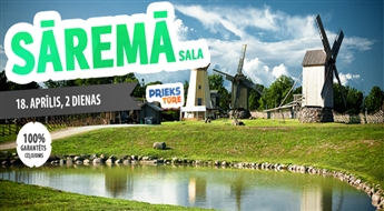 SUPER PIEDĀVĀJUMS! Izbaudi romantiskas brīvdienas burvīgajā Sāremā salā!