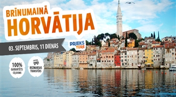 Burvīgā Horvātija! 11 neaizmirstamas dienas Adrijas jūras krastā! Ar iespēju ieraudzīt Melnkalni, Bosniju un Hercegovinu! Bez nakts pārbraucieniem!