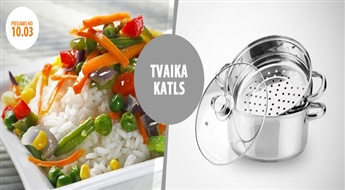 PIEGĀDE VISĀ LATVIJĀ! Lielisks piedāvājums - King Hoff tvaika katls gardu un veselīgu maltīšu pagatavošanai!