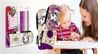 Interneta veikals Labirint.lv piedāvā: Radošais komplekts izkrāso savu penāli "EVER AFTER HIGH"  ar atlaidi!