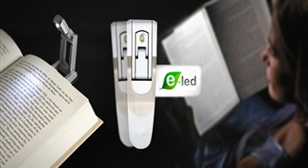 LED подсветка для чтения со скидкой 60%! Отличное решение для тех, кто любит почитать перед сном дома или находясь в пути!