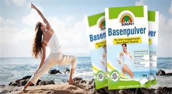 Sunlife Basenpulver (250 gr.) skābju-sārmu līdzsvaram organismā ar 50% atlaidi!