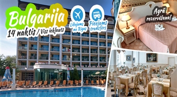 Sirsnīgā Bulgārija! Lidojums + PLANETA 4* + Transfērs! Palutiniet sevi ar lielisku atpūtu burvīgajās Bulgārijas pludmalēs!
