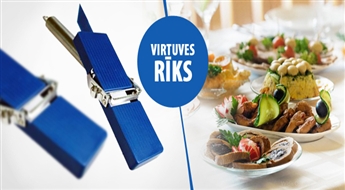 PIEGĀDE VISĀ LATVIJĀ! Daudzfunkcionāls virtuves rīks mizošanai, griešanai, dekorēšanai - katras sievietes sapnis!