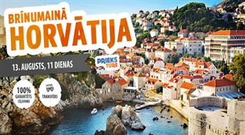Burvīgā Horvātija! 11 neaizmirstamas dienas Adrijas jūras krastā! Ar iespēju ieraudzīt Melnkalni, Bosniju un Hercegovinu! Bez nakts pārbraucieniem!