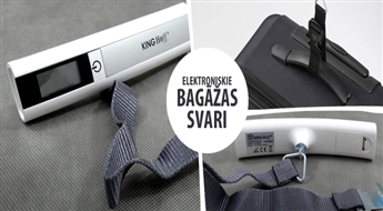 PIEGĀDE VISĀ LATVIJĀ! SUPER PIEDĀVĀJUMS! Elektroniskie King Hoff bagāžas svari ar atlaidi!