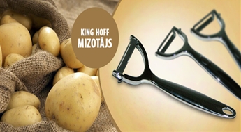 PIEGĀDE VISĀ LATVIJĀ! King Hoff nerūsējoša tērauda dārzeņu mizotājs ar atlaidi! Kvalitatīva un ērta ierīce tavā virtuvē!