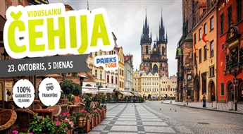 Viduslaiku Čehija. Prāga – Čehu Krumlova – Vīne. Visas naktis viesnīcās!