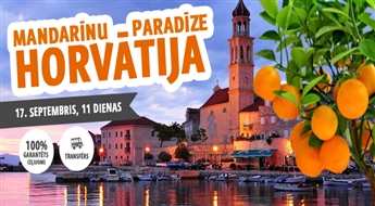 Burvīgā Horvātija! 11 neaizmirstamas dienas Adrijas jūras krastā! Ar iespēju ieraudzīt Melnkalni, Bosniju un Hercegovinu! Bez nakts pārbraucieniem!