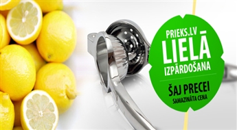 PIEGĀDE VISĀ LATVIJĀ! KingHoff citronu suluspiede ar atlaidi!