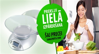 PIEGĀDE VISĀ LATVIJĀ! Lielisks palīgs tavā virtuvē! King Hoff virtuves svari ar atlaidi!