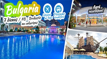Sirsnīgā Bulgārija! Lidojums + Viesnīca Hotel Kotva4* + Transfērs! Palutiniet sevi ar lielisku atpūtu burvīgajās Bulgārijas pludmalēs!