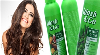 WASH&GO INSTANT VOLUME SPRAY -  объем спрей для волос всего за 1.50 eur!