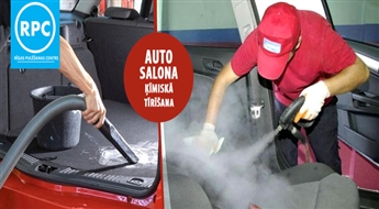 Profesionāla auto salona ķīmiskā tīrīšana  'Rīgas Pulēšanas Centrs' ar 50% atlaidi!