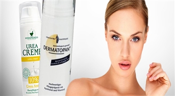 PIEGĀDE VISĀ LATVIJĀ! Dermatoloģiski krēmi intensīvās darbības bojātai, zvīņojošai un raupjai ādai  ar atlaidi!