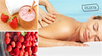 Салон "Eklektik" предлагает: Земляничный SPA ритуал + пилинг + обертывание со скидкой!