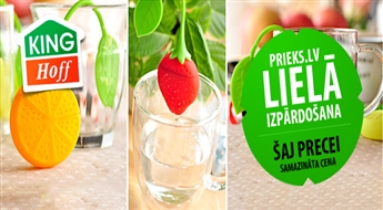 PIEGĀDE VISĀ LATVIJĀ! Sietiņš tējas pagatavošanai citrona formā ar 50% atlaidi!