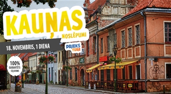 Kauņas noslēpumi! Apvienojiet ekskursiju pa Vecpilsētu ar šopingu populārajā „Akropolisē” tikai par 14.99 Euro!