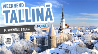 Pavadiet neaizmirstamu un burvīgu nedēļas nogali Tallinā! Izbaudiet brīvdienas igauņu gaumē!