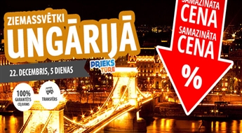 Ziemassvētki Ungārijā! 5 pasakainas dienas, gaidot laimi un veiksmi! Budapešta-zirgu šovs stepē! Visas naktis viesnīcās!