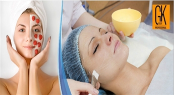 Profesionāls AHA augļskābju pīlings - perfekti mitrinātai un mirdzošai sejas ādai + Aļgu liftinga maska + Liftinga serums ar botoksa efektu salonā "GK Hair"!