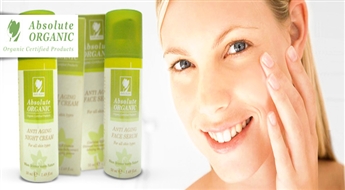 „Absolute Organic Anti-Age” ночной крем или „Absolute Organic Anti-Age” серум для лица со скидкой 60%! Ухоженная, нежная и здоровая кожа!