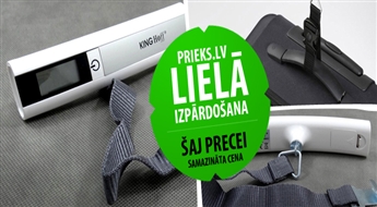 ДОСТАВКА ПО ВСЕЙ ЛАТВИИ! СУПЕР ПРЕДЛОЖЕНИЕ! Качественные, электронные мобильные весы King Hoff для багажа со скидкой!