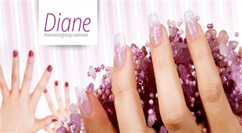 Наращивание гелевых ногтей в косметологическом кабинете „Diane” со скидкой 59%! Красивые и ухоженные ногти!
