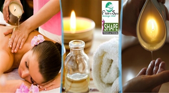 Антистрессовый  массаж «Горящие свечи», массаж в “Activ&Spa” в Риге и Вентспилсе  с скидкой!