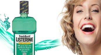 Антибактериальный ополаскиватель полости рта  (250 мл) „Listerine Fresh Burst”  всего за 1.69 EUR!