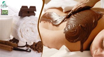 Šokolādes masāža + ķermeņa skrubis (piparmetrs vai brūkleņu) Activ & SPA , Fizio& SPA un centrā Shape ar atlaidi!