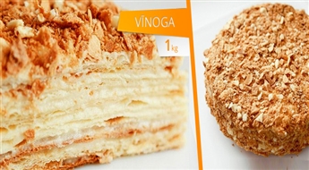 Какое торжество без вкусного, большого и красивого торта? Стейк – бар „Vīnoga” предлагает: свежеиспеченный торт „Наполеон” (1 кг.) только за 6.00 Ls! Сладкое чудо!