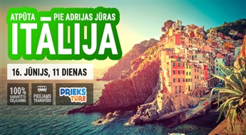 Atpūta Itālijā pie Adrijas jūras. Venēcija – Rimini – San Marino – Roma – Florence 11 dienas