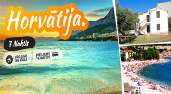 Burvīgā Horvātija 2016! Lidojums + Apartamenti Villa Helena 3* + Transfērs! Pavadiet neaizmirstamas brīvdienas Adrijas jūras krastā!