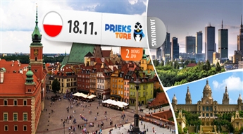 Weekend Varšavā! Divas neaizmirstamas rudens dienas Polijas galvaspilsētā tikai par 29.00 Ls! Izbaudi Zelta rudeni Reča Pospoļitā!