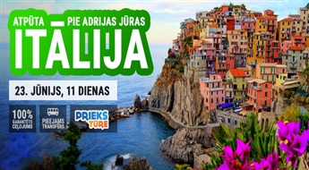 Atpūta Itālijā pie Adrijas jūras. Venēcija – Rimini – San Marino – Roma – Florence 11 dienas