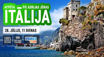 Atpūta Itālijā pie Adrijas jūras. Venēcija – Rimini – San Marino – Roma – Florence 11 dienas